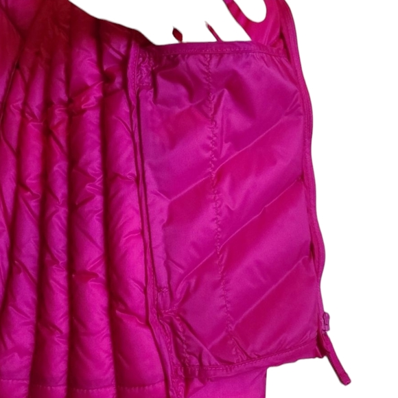 NWT Talbots Women's High Neck Hot Pink Lightweight Quilted Puffer Jacket, Size S - Picture 7 of 14